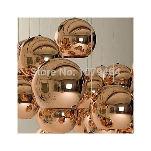 Factory direct sale LED 5w Pendant Lights Mini Globe , 1 Light, Minimalist Metal Glass Electroplating 110v 220v