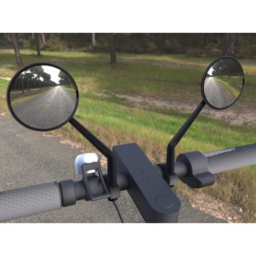 Handlebar Rear View Glass Mirror for Xiaomi Mijia M365 Electric Scooter Cycling Back Sight Reflector Angle Adjustable Mirrors