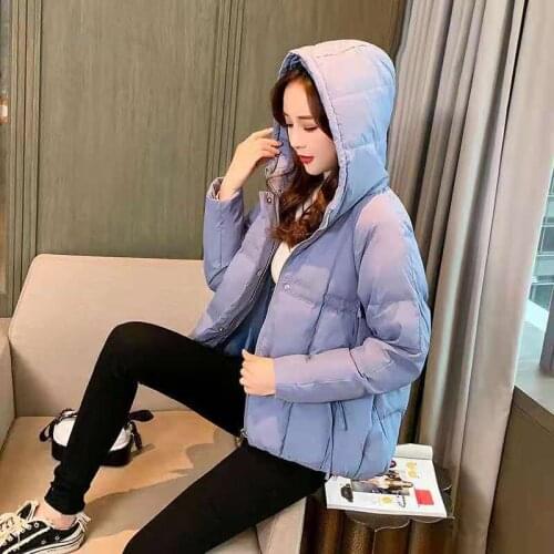 2021 Women Winter Thick Hooded Down Jacket Cotton New Long Warm Padded Parka For Women Autumn Loose Cotton Coat