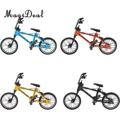 1:24 Scale Alloy Miniature Finger Bike Bicycle Diecast Vehicle Model Desk Gadget Relaxation Toy for Children Kids Boys Xmas Gift