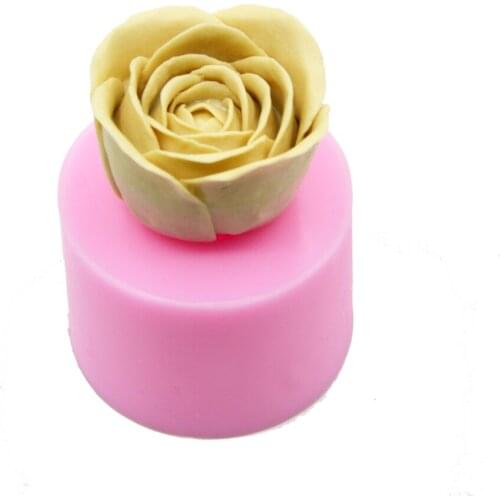 1PCS Rose Flower DIY Baking Tools Fondant Cake Border Decorating Molds Chocolate Cupcake Soap Tools