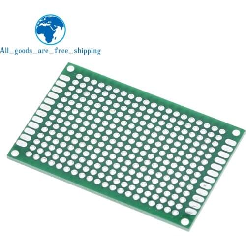 4x6 cm PROTOTYPE PCB 4*6 panel double coating/tinning PCB Universal Board double Sided PCB 2.54MM board