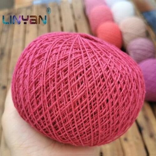 500g 100% Egyptian long-staple cotton yarn Worsted Super Soft Natural Baby crochet yarn for knitting Hand tablecloth thread ZL52