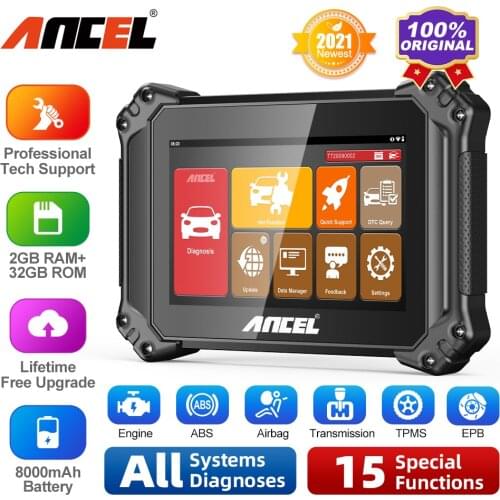 Foxwell GT60 Professional OBD2 Automotive Scanner Full System Auto Diagnostic Scanner Tool Injector Coding ODB2 Car Diagnosis