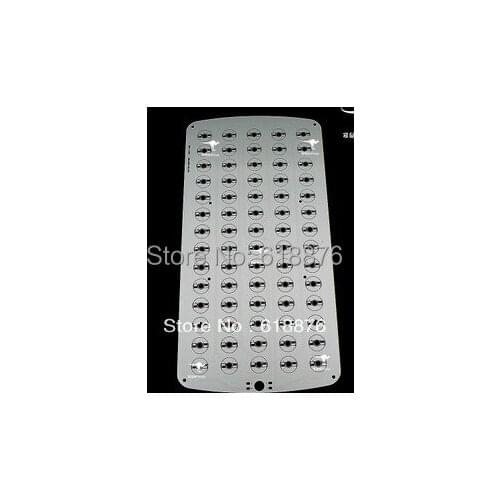 Free shipping 70W rectangular power LED aluminum plate / Spotlights street reconstruction circuit board