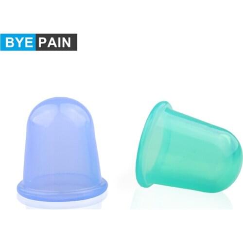 1Pcs BYEPAIN Health Care Body Cupping Cup Anti Cellulite Vacuum Silicone Massage Cupping Cups 5.5cm * 5.5cm