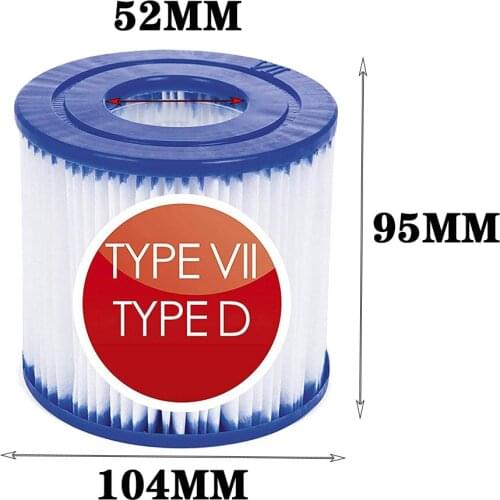 Filter for Bestway Type VII Pool Filter Cartridge 58283E for Bestway VII Swimming Pool Filter Cartridge