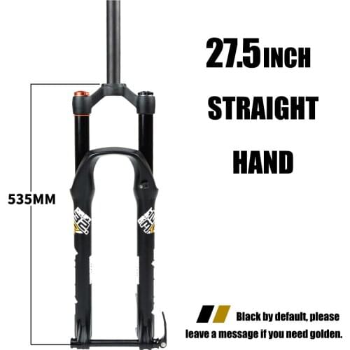 HIMALO MTB Suspension Air Fork Travel 160mm 26 27.5 29er Rebound Adjustment Thru Axle 100*15mm Boost Tapered Straight Tube