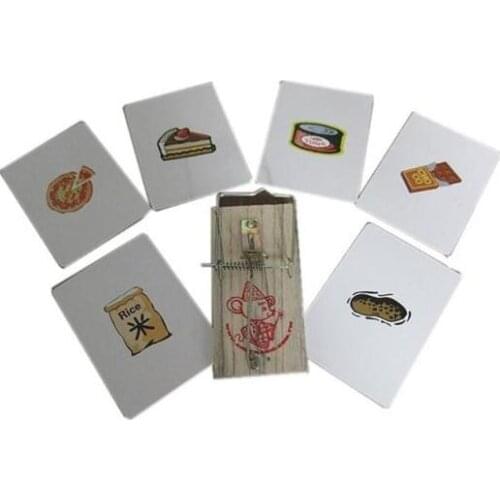 Card In Mousetrap Magic Tricks Choose the Selected Card Magie Close Up Illusion Gimmick Props Comedy Mentalism