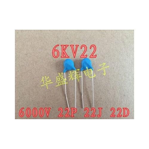 High-voltage ceramic capacitors 6KV 6000V 22P 22J