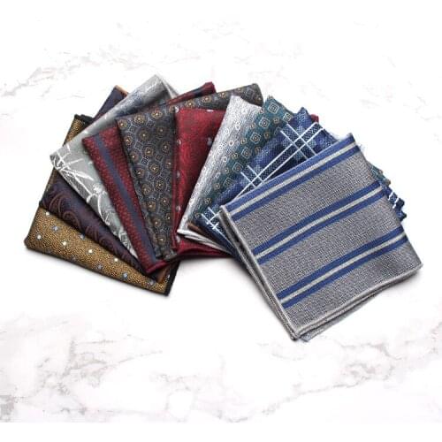 Linbaiway Classic Handkerchief for Mens Formal Suit Pocket Square Towel Handkerchief Pocket Towel Women Shirt Neck Scarf