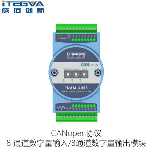 Communication CANopen Protocol 8 Channel Digital Input 8 Channel Digital Output Module