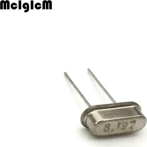 1000pcs hc-49s 8.192MHz 20ppm 20pF quartz resonator