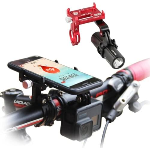 GUB G-88 Multi Functional Aluminum Alloy Mountain Bike Road Bicycle Phone Camera Flashlight Mount Holder Bracket Support