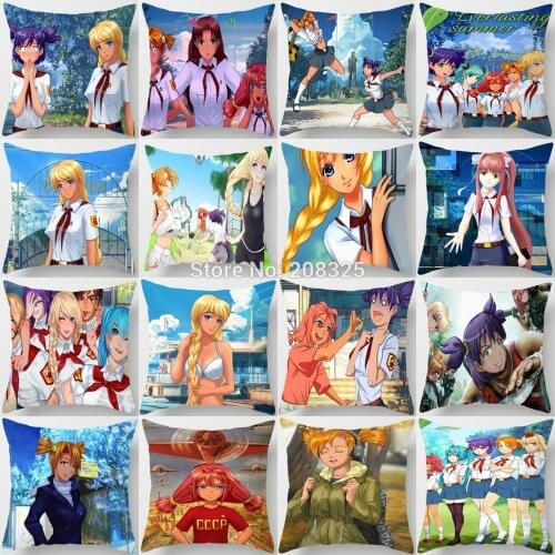 ZENGIA Everlasting Summer Cushion Cover Pillow Cover For Living Room/Home Decoration Throw Pillows For Sofa Pillowcase 45*45cm