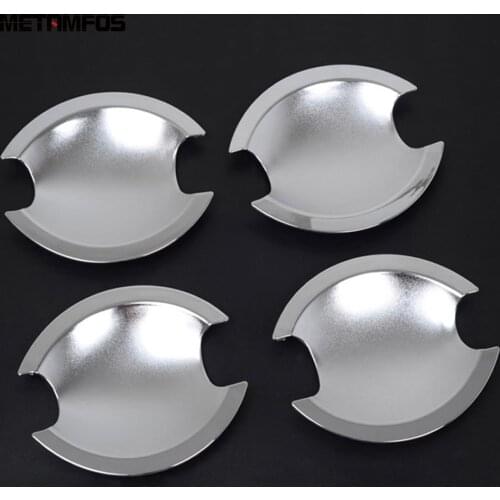 For Mitsubishi Outlander 2010-2012 Lancer 2008-2014 Chrome Door Handle Bowl Cover Trim Molding Sticker Accessories Car Styling