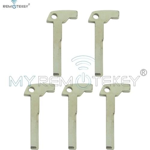 Remtekey 5pcs small spare insert key blade For Mercedes Benz 2001-2011 uncut emergency key blade