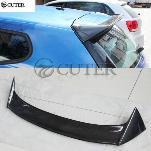 Carbon Fiber Rear spoiler Roof wings for Volkswagen Scirocco standard bumper/R top wings 09-15