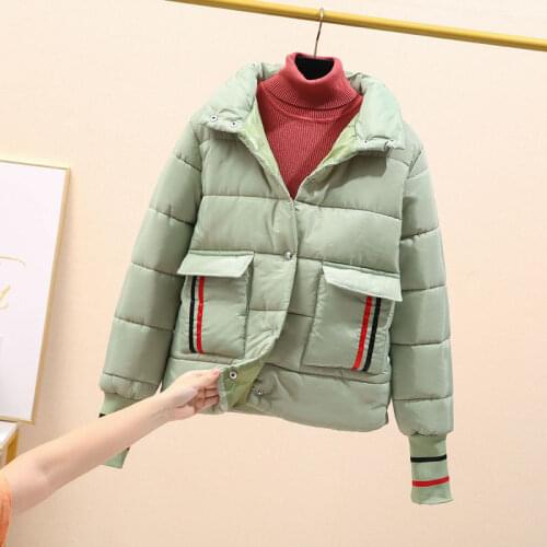 Woman Jacket Parkas Coat Short Winter Cotton-Padded Coat Popular Cotton-Padded Jacket Baggy Coat Womens Clothing Veste Femme