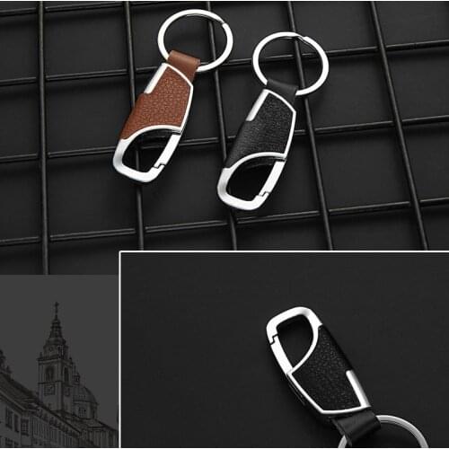 1 Car Styling Car Key Ring Keychain Suitable for BMW M3 M5 E36 E39 F10 F30 Car Leather Decoration Products Suitable Key Ring