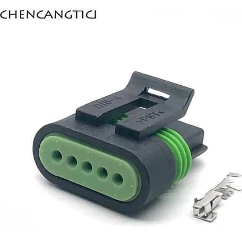 2 Sets 5 Pin Way Delphi GM LS2 Ignition Coils Connector Automotive Electrical Female Plug Socket H2377-5P 12162825