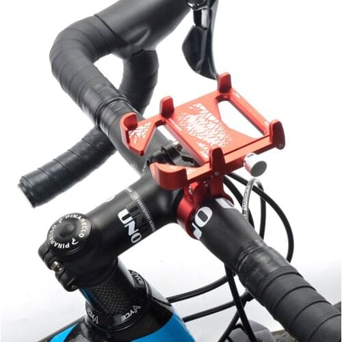 360 Rotating MTB Bicycle Phone Holder Motorcycle Support GPS Bracket for Bike Handlebar Bike Mobile phone stents Aluminum alloy