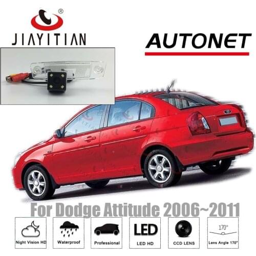 JiaYiTian car rear view camera For Dodge Attitude 2006 2007 2008 2009 2010 2011 CCD backup Reverse Camera license plate camera