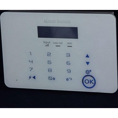 Wireless touch keypad surveillance GSM alarm monitoring system