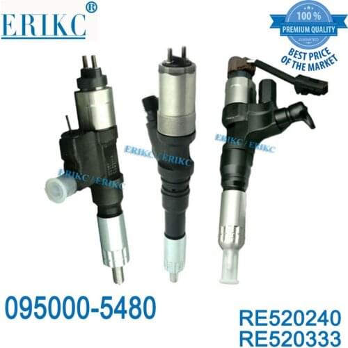 ERIKC 095000 5480 Fuel Injectors 095000-5480 (RE520240RE520333) CRDI Diesel Injection Replacement Parts Inyector 0950005480