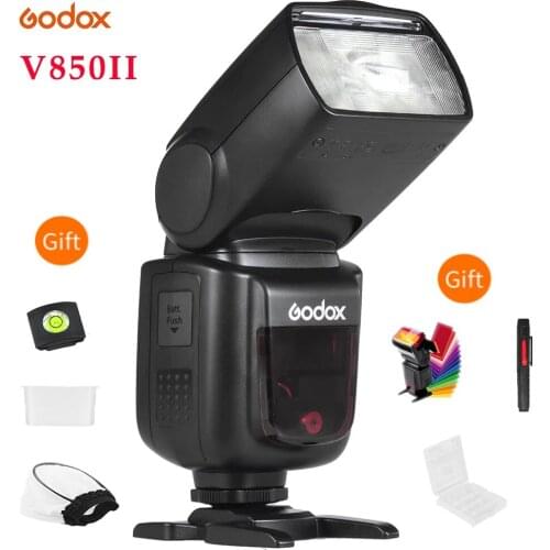 GODOX V850II 2000mAh Rechargeable Li-ion Battery 2.4G 1/8000s HSS Speedlite Flash Light GN60 for DSLR Canon Nikon Pentax Olympus