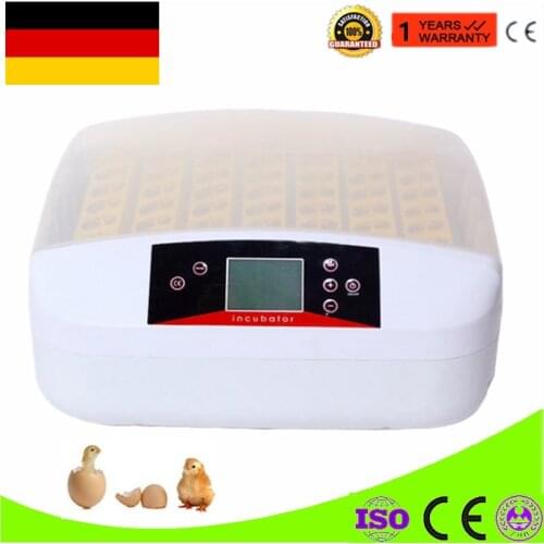 Top Quality 56 Egg Incubator Automatic Digital LED Temperature Control Poultry Hatcher Home Farm Chicken Tray Brooder