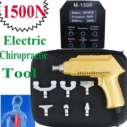 Chiropractic Adjusting Tools Relaxation Body 1500N Electric Correction Activator Gun Ntensity Therapy Instrument 30 Levels