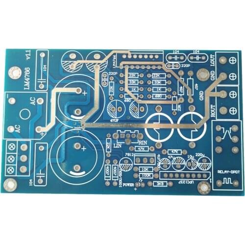 LM4766 audio power amplifier PCB 40W*2 Does not contain any electronic components