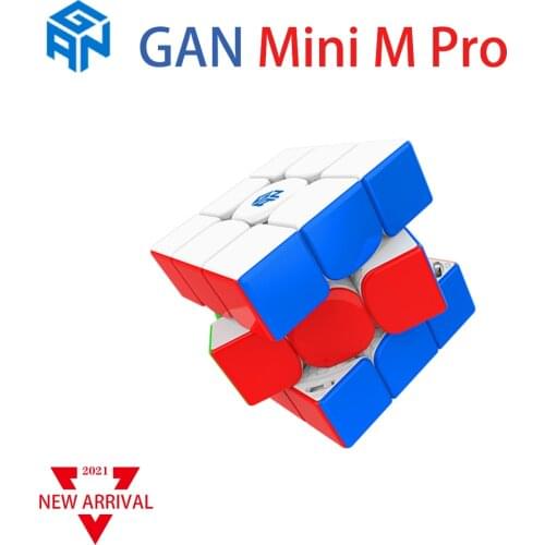 New Gan Mini M Pro 3x3x3 Magnetic Cube 53mm Speed GANS Mini Mpro Magic Cube Professional Magnets Puzzle Cubes Toys For Children