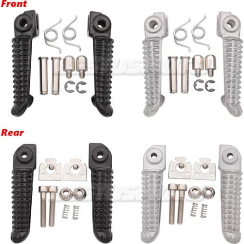 Motorcycle AccessoriesLeft Right Rear Footrests Foot Pegs For Yamaha YZF-R1 2002- 2014 YZFR6 2003-2017