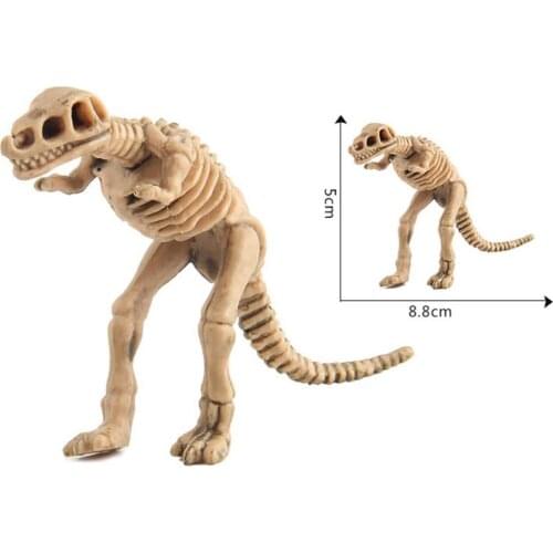 12 Pieces Plastic Dinosaur Skeleton Structure Model Set - Perfect Collection
