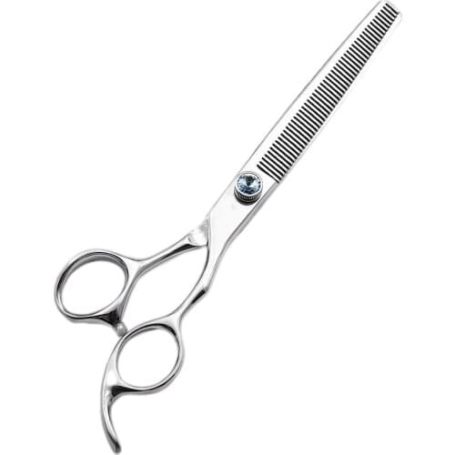 7 Inch Japanese Stainless Steel 440C Pets Dog Grooming Hair Thinning Scissors Shears For Barber Salon