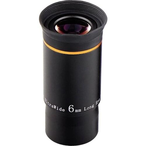 Telescope Eyepiece,1.25 Inches Telescope Accessories Set 66 Degree Ultra Wide Angle HD 6mm for Astronomy Telescope
