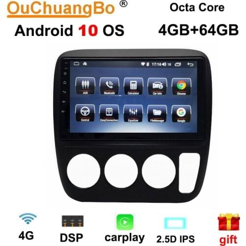Ouchuangbo car radio for CR-V 1997-2001 support 9 inch android 10 system 8 core DSP 4GB+ 64GB
