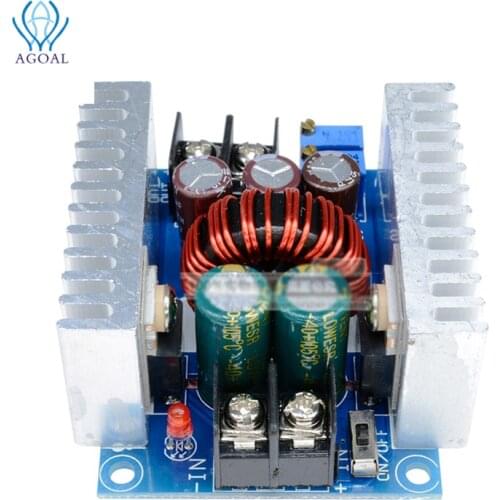 300W 20A DC-DC Buck Converter Step Down Module Constant Current LED Driver Power Step Down Voltage Module Electrolytic Capacitor