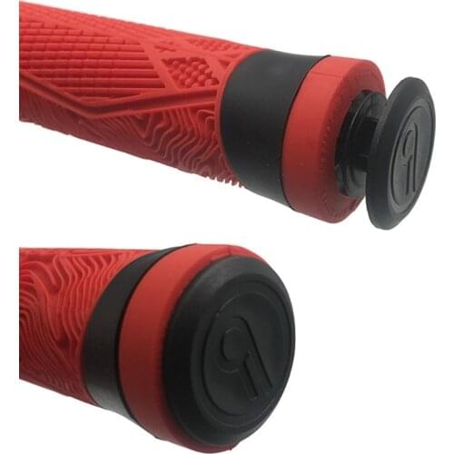E56D Hot Favorable Bike Grip End Lock Mtb Road Bike Handlebar Grip End Plastic Handle Clamp Bar End Stoppers
