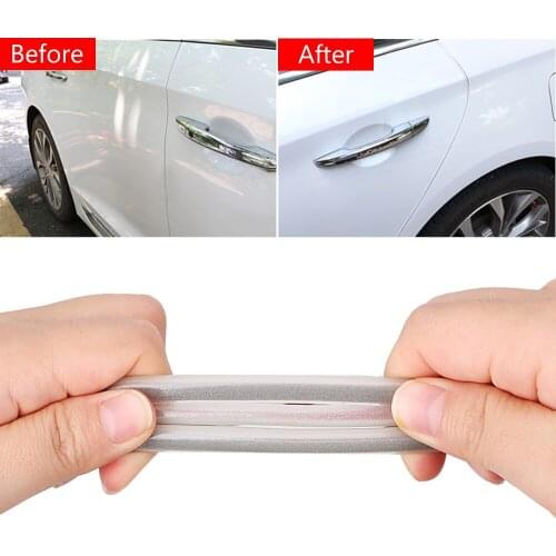 Rubber Protection Strip Auto Edge Guard Cover 1M Car Door Bumper Strip Luminous Door Scratch Protector Anti Collision