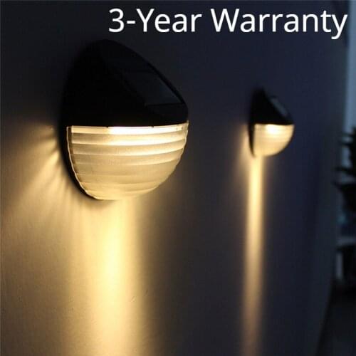 LED Solar Power Wall Mount Light Outdoor Warm White Waterproof Garden Yard Fence Lamp Solar Sconce Wall Light Decors Spotlight