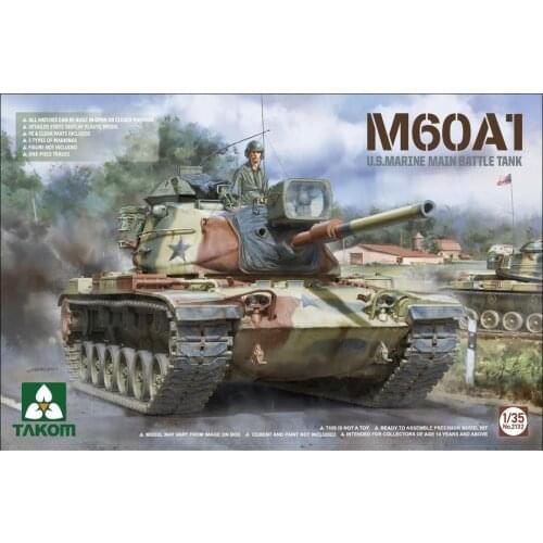 Takom 2132 1/35 M60A1 U.S.MARINE MAIN BATTLE TANK 2020 NEW