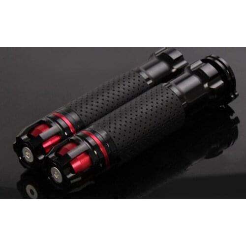 Universal 1 Pair/2 Pcs 7/8'' 22mm Rubber Handlebar Hand Grip Bar End For Motorcycle Bike Cafe Racer Outdoor Sports Cafe Racer