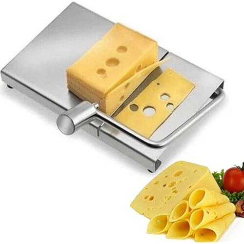 1PC Cheese Slicer Wire Cutter 5pcs Wire Cheese Cutting Knife Tools Serving Board Stainless Steel Hard Semi Hard Cheese Butter
