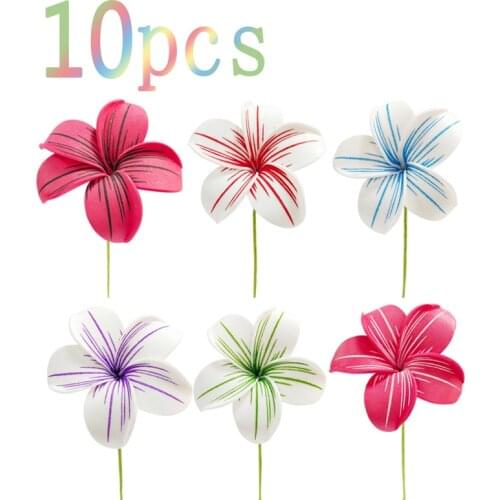 10pcs/set flowers Wedding Hawaii party Summer party DIY decorations Artificial flowers Hula girls favor hair decoration flower
