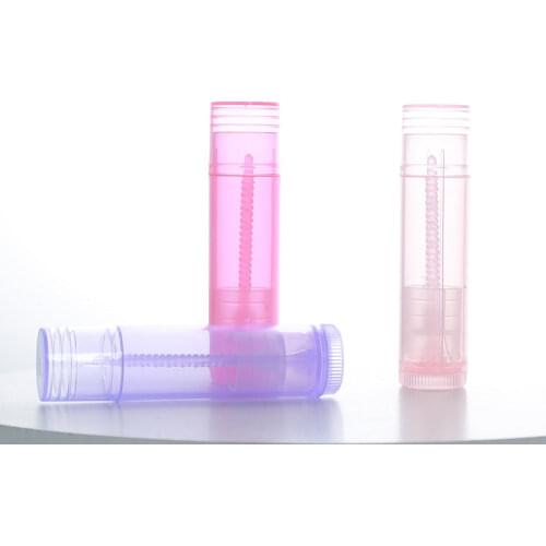 10 Pcs/lot 5g 5ml Lipstick Tube Lip Balm Containers Empty Cosmetic Containers Lotion Container Glue Stick Clear Travel Bottle