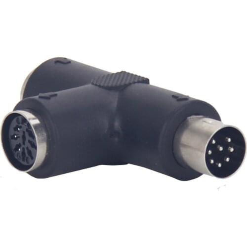 M12 three way adapter dust sensor connector 1 male 2 female 8PIN plug 8PIN T sensor connector
