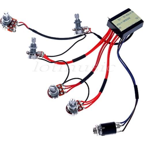 Belcat Top Quality Active EQ Active EQ-B3T Preamp Circuit For Bass Guitar Replacement